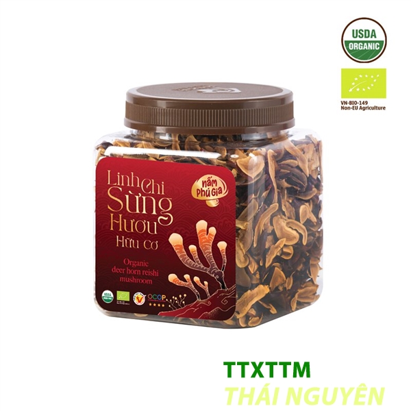 Linh Chi Sừng Hươu Hữu Cơ (200g)