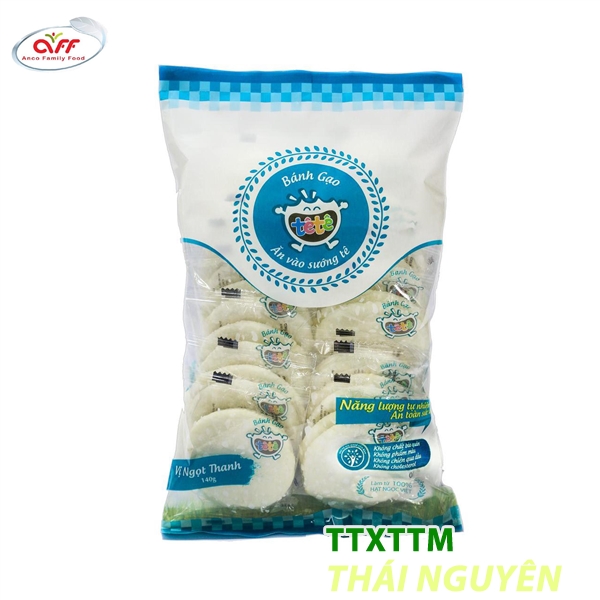 Bánh gạo Tê Tê cốm mật ong 600g