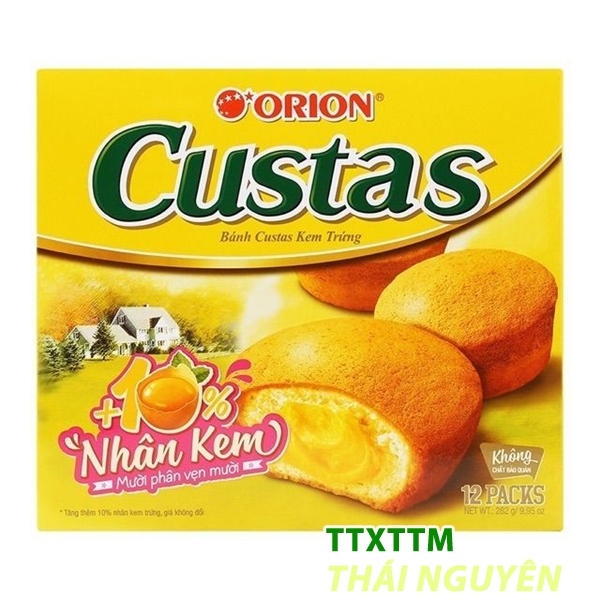 Bánh Custas hộp 12 cái