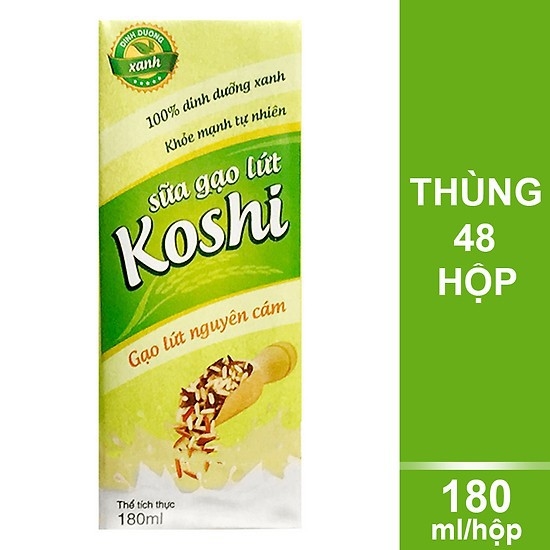 Sữa gạo lứt Koshi 180ml