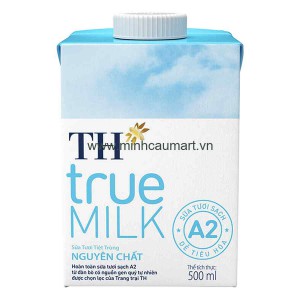 Sữa Tươi Tiệt Trùng TH True Milk A2 500ml Nguyên Chất