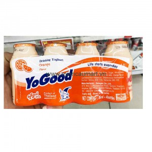 Sữa chua Yogood 85ml 4chai-vỉ màu cam
