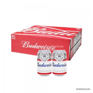 Bia Budweiser 330ml - 24 lon