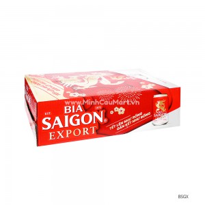 Bia Sài Gòn Export 330ml - 24 lon