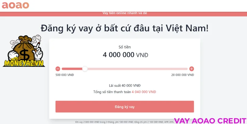 vay tiền online tại AOAO Credit